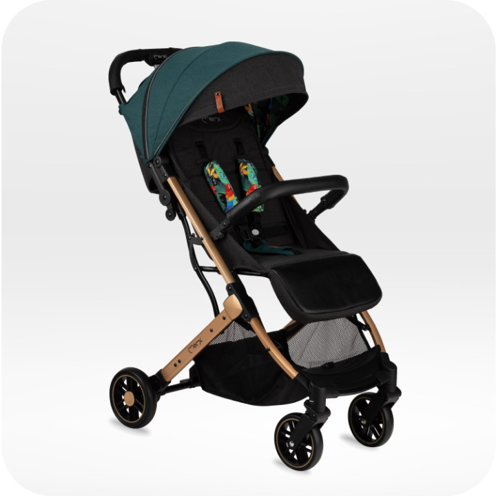 MoMi ESTELLE GOLD stroller GREEN