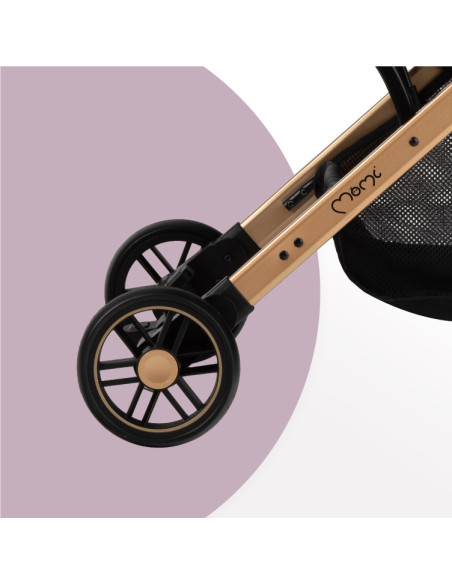 MoMi ESTELLE GOLD stroller GRAY