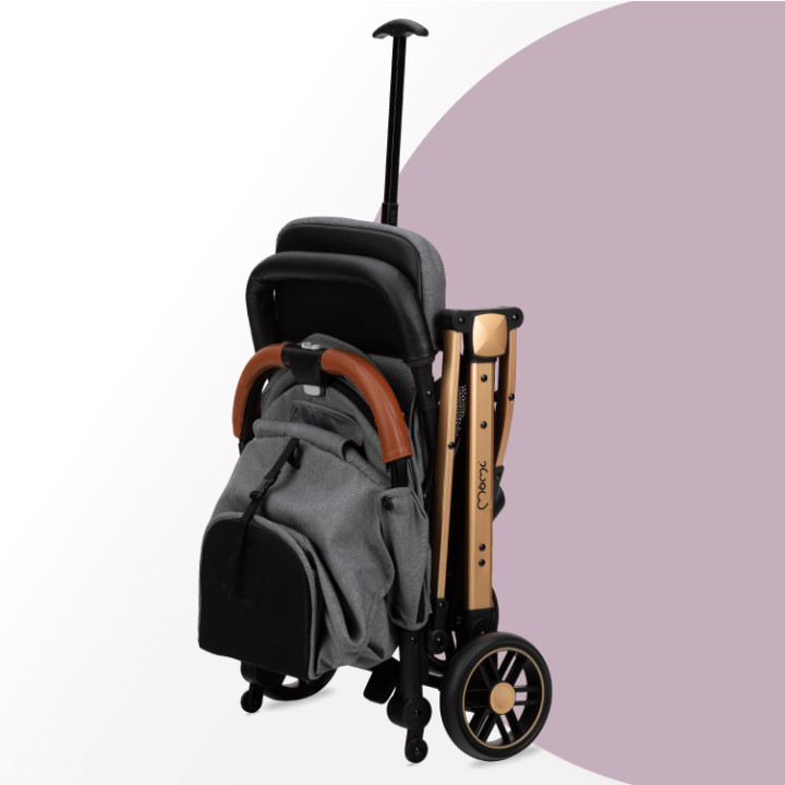 MoMi ESTELLE GOLD stroller GRAY
