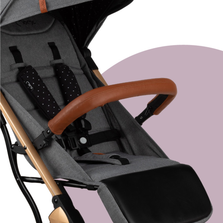 MoMi ESTELLE GOLD stroller GRAY