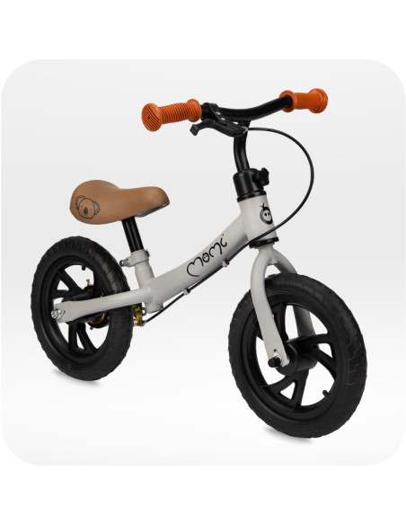 MoMi BREKI balance bike GRAY