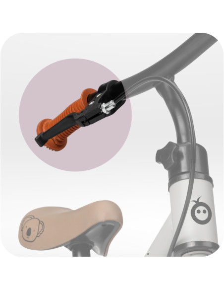 MoMi BREKI balance bike GRAY