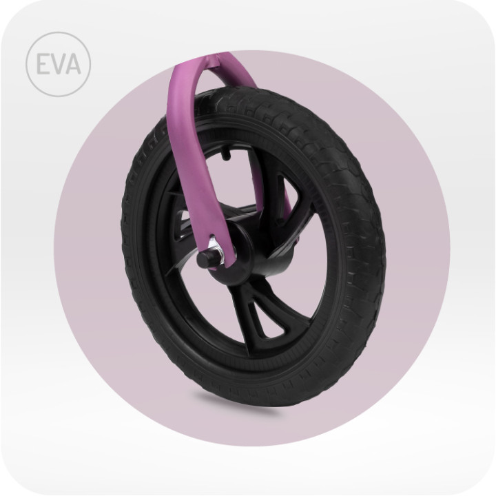 MoMi BREKI balance bike PURPLE