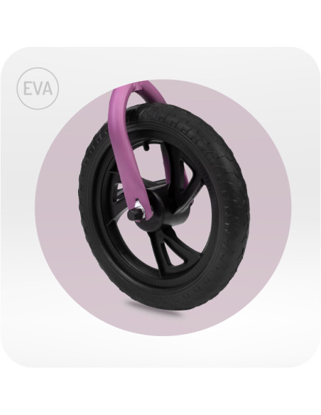 MoMi BREKI balance bike PURPLE