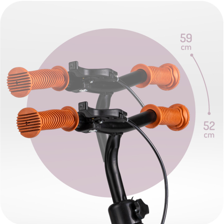 MoMi BREKI balance bike PURPLE