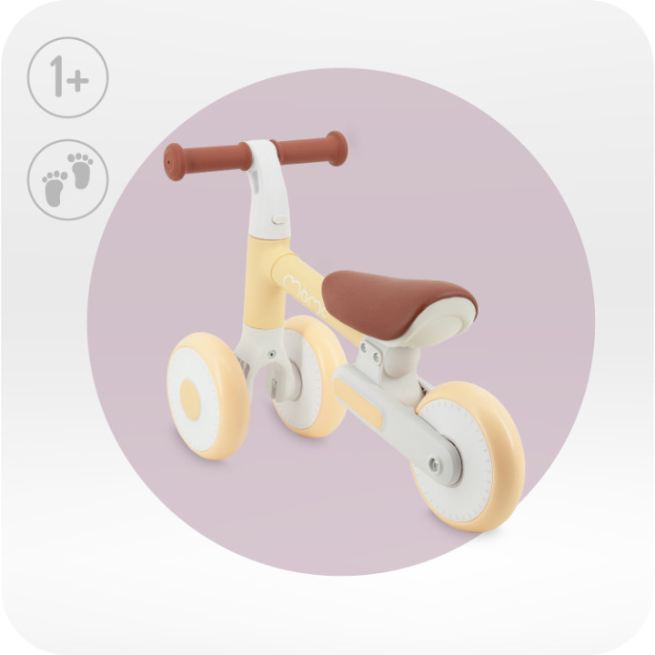 MoMi DEX Rutschrad GELB