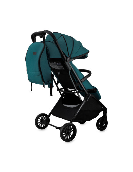 Self-folding MoMi ANDREA stroller TURQUOISE