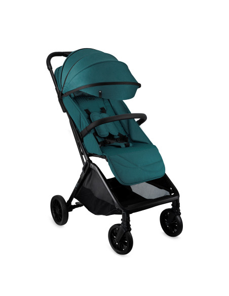 MoMi ANDREA - automatisch zusammenklappbarer Kinderwagen TÜRKIS