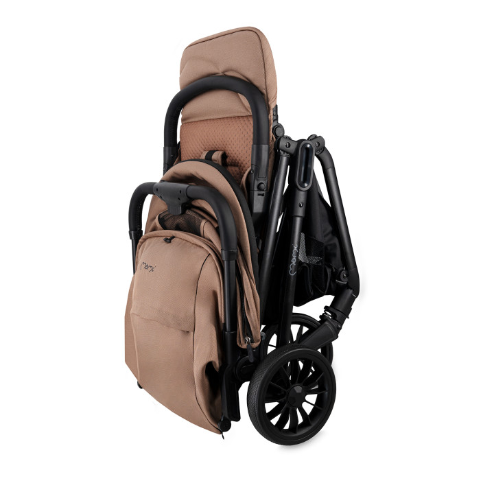 Self-folding MoMi ANDREA stroller BROWN