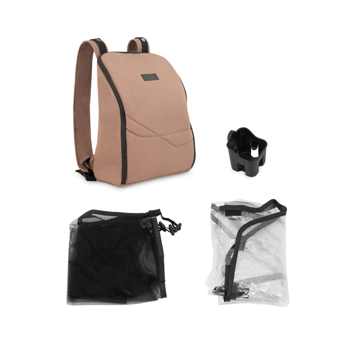 Self-folding MoMi ANDREA stroller BROWN
