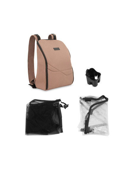 Self-folding MoMi ANDREA stroller BROWN