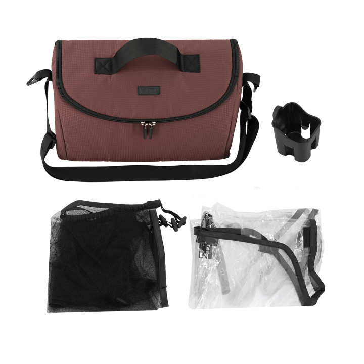 MoMi CLARA stroller BURGUNDY