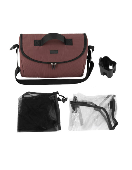 MoMi CLARA stroller BURGUNDY