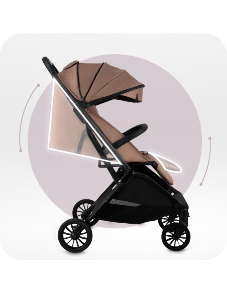 Self-folding MoMi ANDREA stroller BROWN