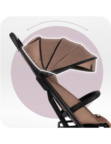 Self-folding MoMi ANDREA stroller BROWN
