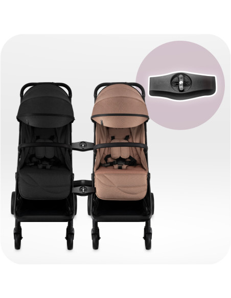 Self-folding MoMi ANDREA stroller BROWN