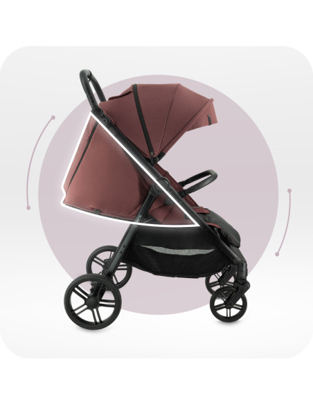 MoMi CLARA stroller BURGUNDY