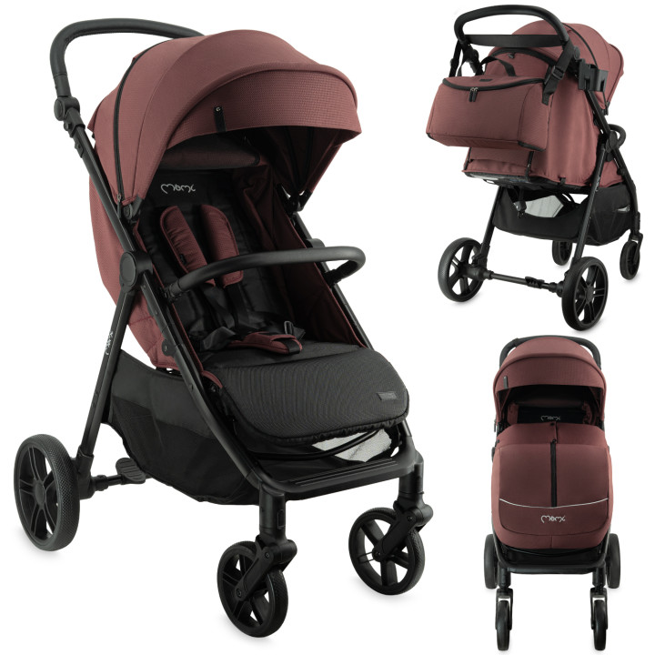 MoMi CLARA stroller BURGUNDY