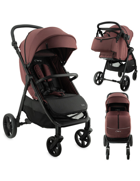 MoMi CLARA stroller BURGUNDY