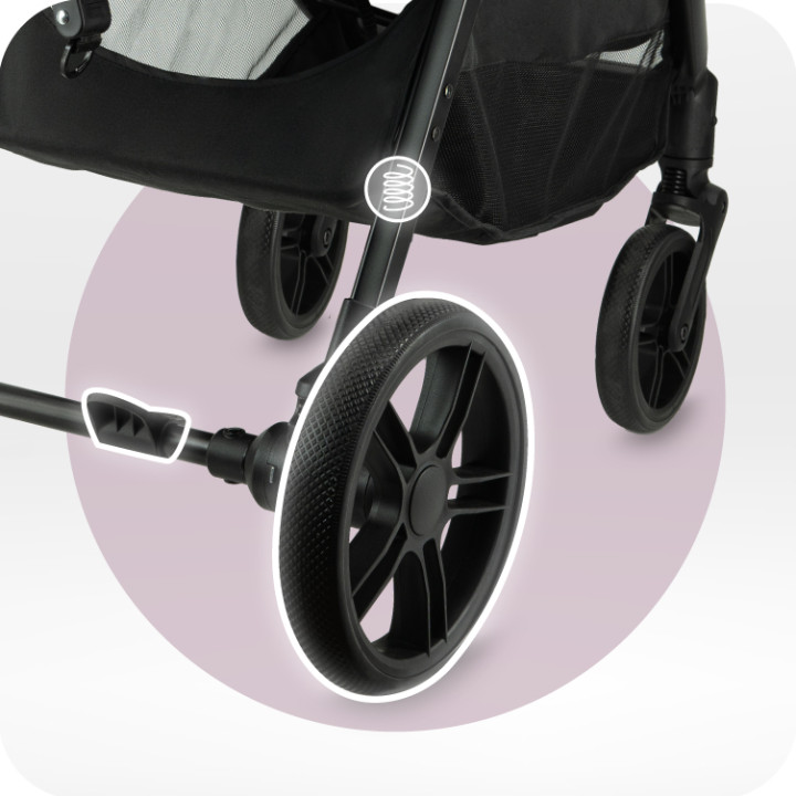 MoMi CLARA stroller BLACK