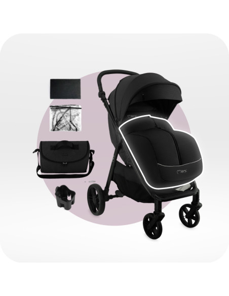 MoMi CLARA stroller BLACK