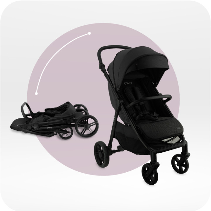 MoMi CLARA stroller BLACK