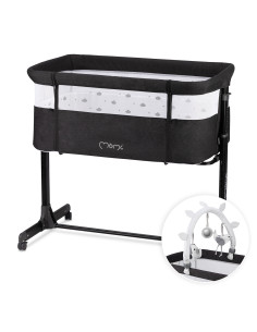 MoMi REVO Beistellbett 2in1 DUNKELGRAU