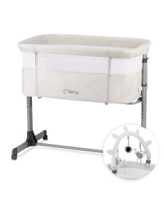 MoMi REVO Beistellbett 2in1 HELLGRAU