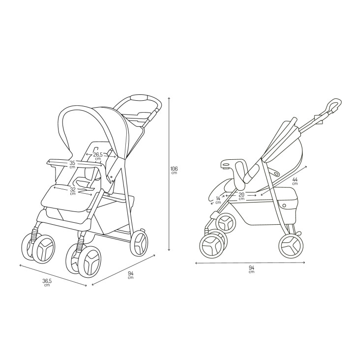 copy of MoMi CLARA kinderwagen SHWARTZ
