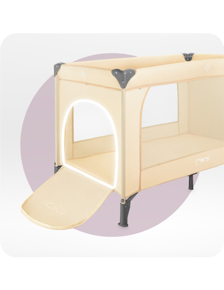 MoMi BELOVE PLUS travel cot BEIGE