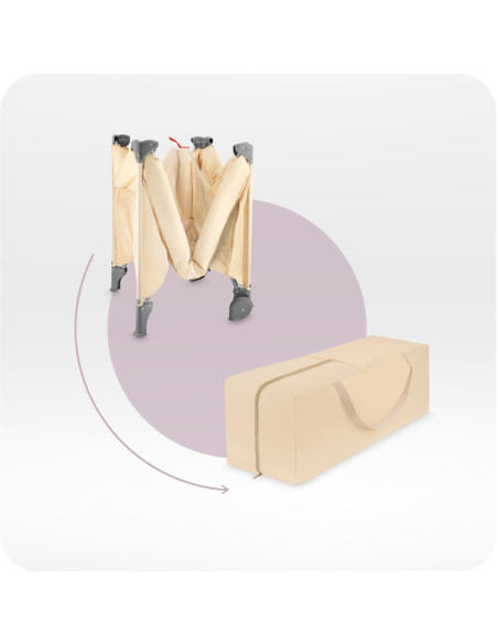 MoMi BELOVE PLUS reisebett BEIGE