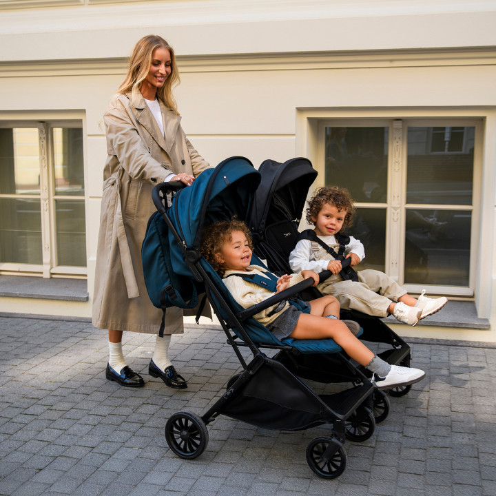 Self-folding MoMi ANDREA stroller BLACK