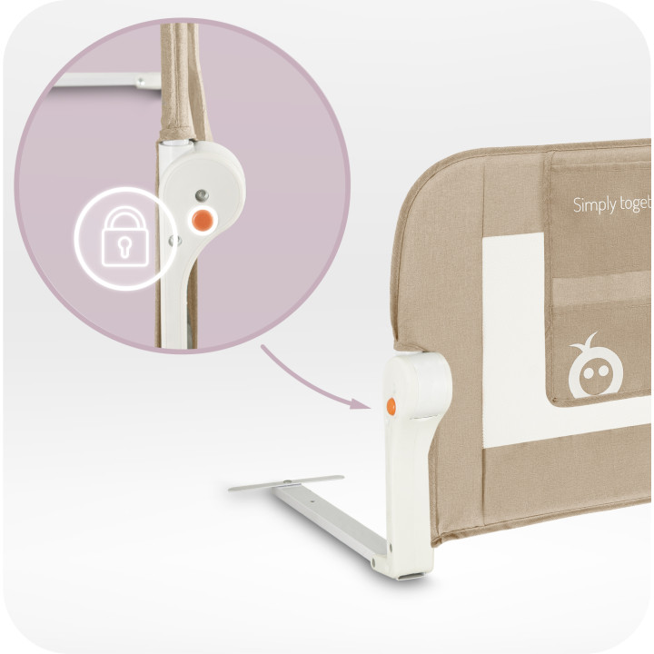 LEXI PLUS bed guard rail BEIGE