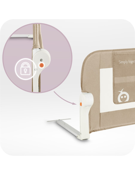 LEXI PLUS bed guard rail BEIGE