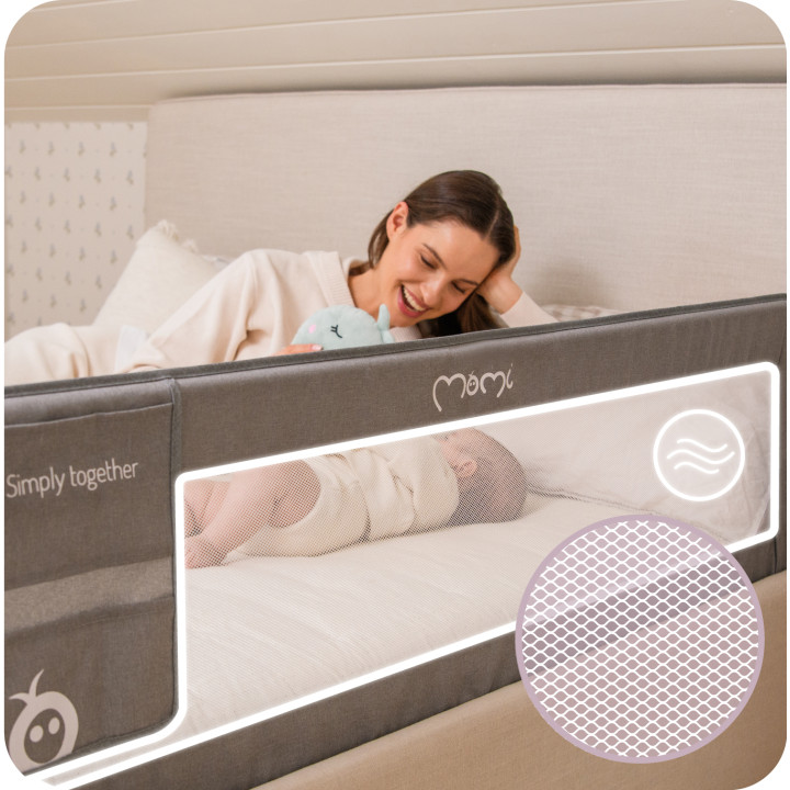 LEXI PLUS bed guard rail BEIGE