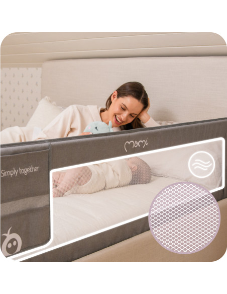 LEXI PLUS bed guard rail BEIGE