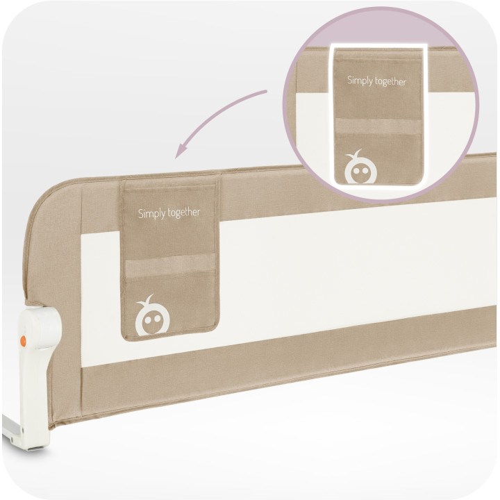LEXI PLUS bed guard rail BEIGE