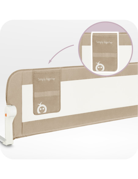 LEXI PLUS bed guard rail BEIGE
