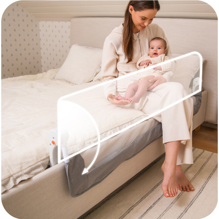 LEXI PLUS bed guard rail BEIGE