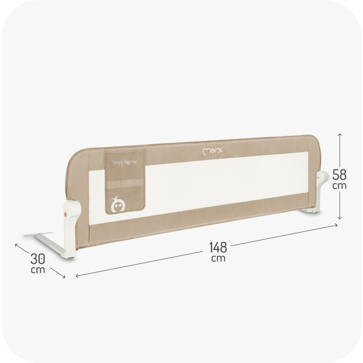 LEXI PLUS bed guard rail BEIGE
