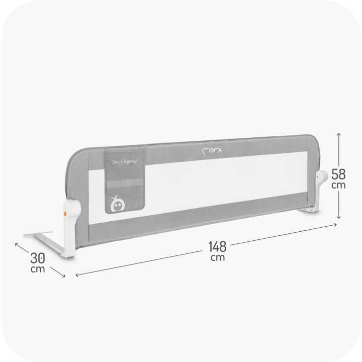 MoMi LEXI PLUS safety guard GRAY