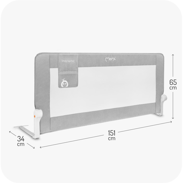 MoMi LEXI PLUS XL safety guard GRAY