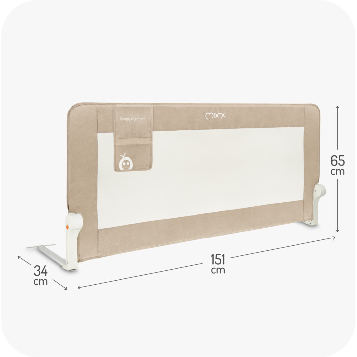 MoMi LEXI PLUS XL safety guard BEIGE