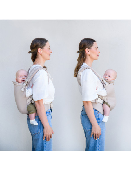 MoMi COLLET ergonomic baby carrier BEIGE