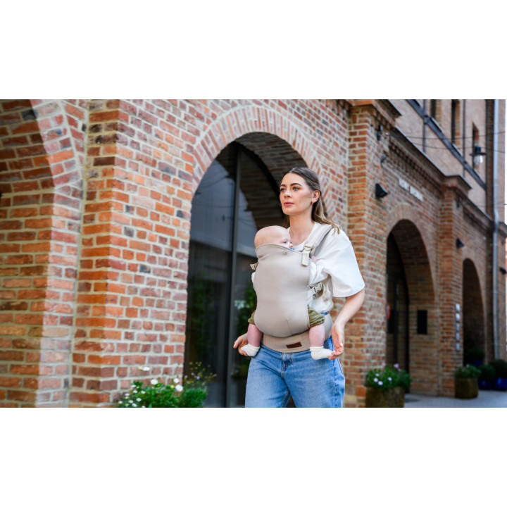 MoMi COLLET ergonomic baby carrier BEIGE