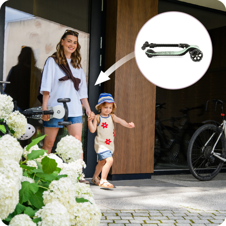 MoMi SAN hulajnoga balansowa ZIELONA