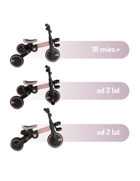 MoMi FILO 3in1 Tricycle PINK