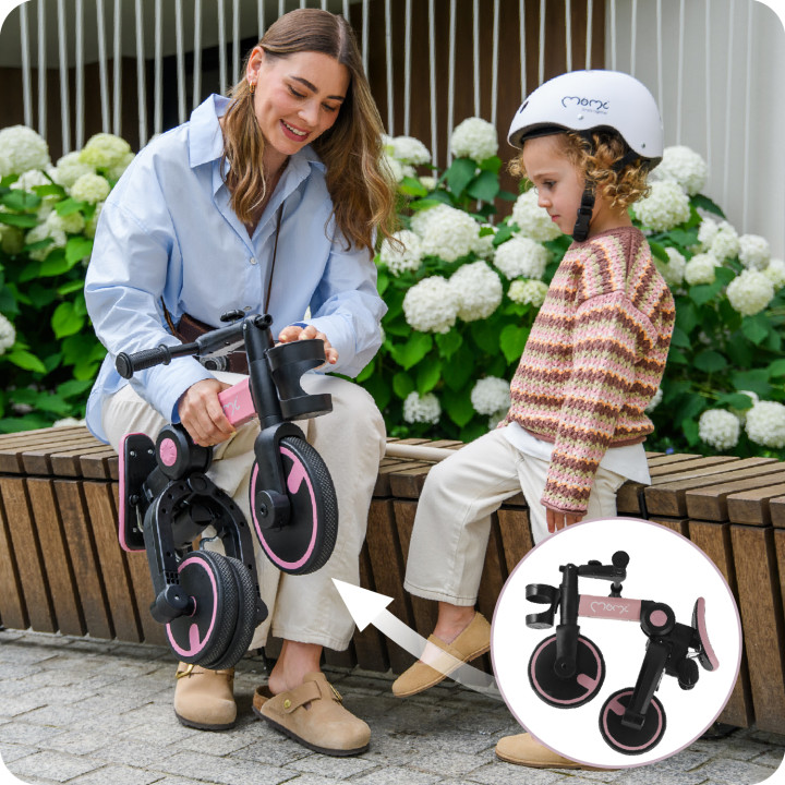 MoMi FILO 3in1 Tricycle PINK