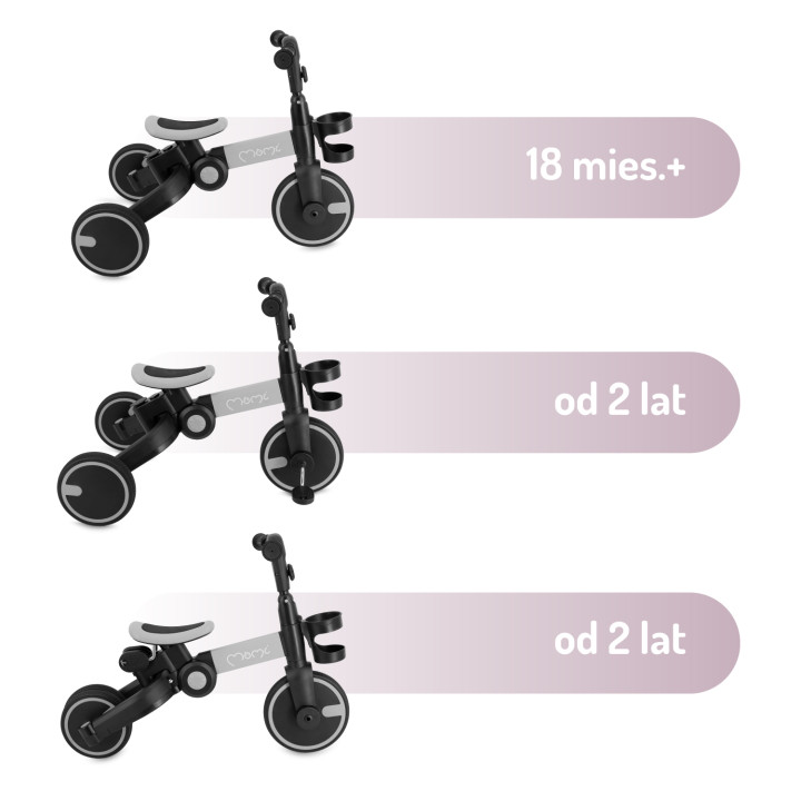 MoMi FILO 3in1 Tricycle GREY