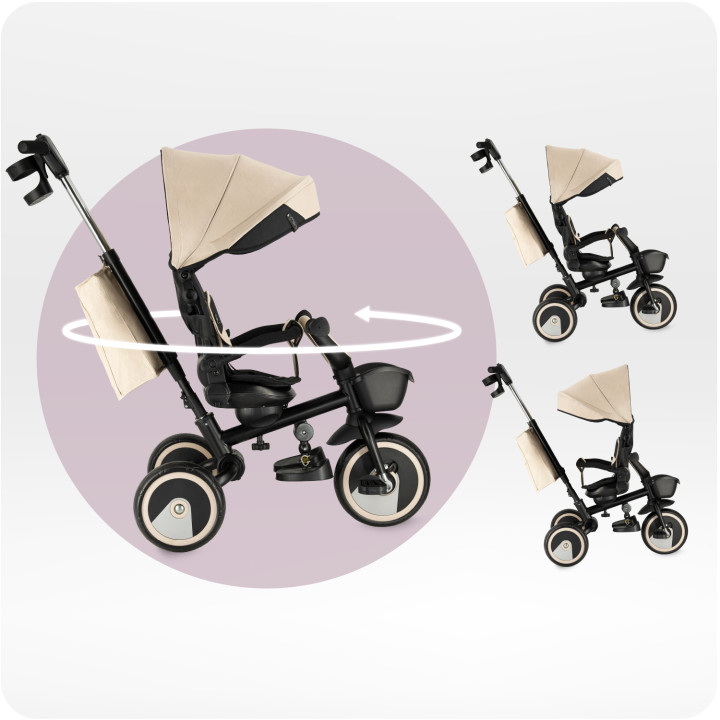 MoMi IVI 3in1 Tricycle BEIGE